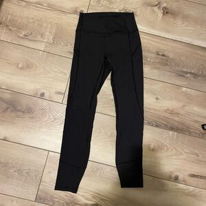 Lululemon 25” black leggings